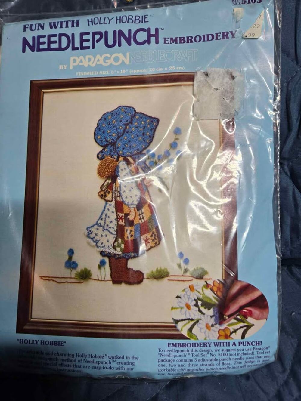 Paragon Holly Hobbie Needlepunch Embroidery Kit No. 5103